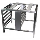 Support réglables pour four en acier inox
