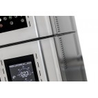Four à pizza, éléctrique numérique ventilée, acier inoxydable, GENIUS 4 AIR