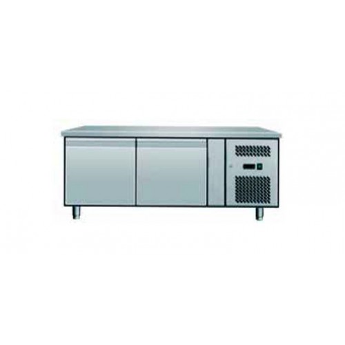 Meuble réfrigéré gamme 650, sans dosseret, en acier inoxydable, 162 l, - 2 + 8 (°C) Meuble réfrigéré gamme 650, sans dosseret, en acier inoxydable, 162 l, - 2 + 8 (°C)