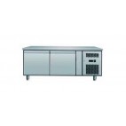 Meuble réfrigéré gamme 650, sans dosseret, en acier inoxydable, 162 l, - 2 + 8 (°C)