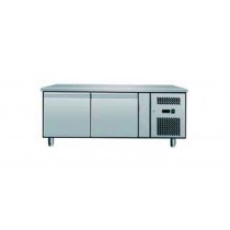 Meuble réfrigéré gamme 650, sans dosseret, en acier inoxydable, 162 l, - 2 + 8 (°C)