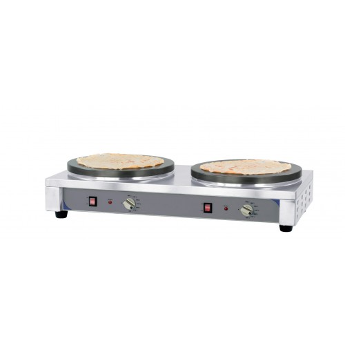 Matériel crêperie professionnel double premium 40, 2 x 2700 W Matériel crêperie professionnel double premium 40, 2 x 2700 W