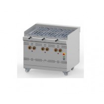 Grill à gaz rotatif haut rendement, ligne 900 simple, modèle GGSDR, hauteur 925 mm