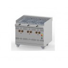 Grill à gaz rotatif haut rendement, ligne 900 simple, modèle GGSDR, hauteur 925 mm