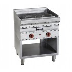 Grill à gaz avec déflecteurs, ligne 700, modèle GVD-2G, longueur 700 mm