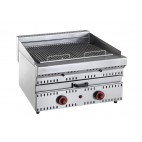 Grill à gaz avec déflecteurs, ligne 700, modèle GVD, longueur 700 mm
