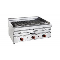Grill à gaz avec déflecteurs, ligne 700, modèle GVD, longueur 1000 mm
