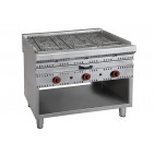 Grill en pierre de lave à gaz, ligne 700, modèle GPV, longueur 1000 mm