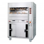 Grill à gaz pour Rodizio ligne 740 double modèle RBG longueur 1250 mm