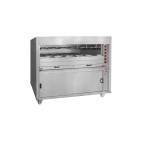 Grill à gaz rotatif multifonctions ligne 900 double modèle CRGM longueur 1150 mm
