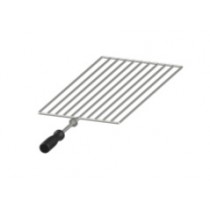 Grille fixe en inox pour grill à gaz rotatif multifonctions ligne 900 