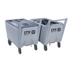 Chariot modulable multi-services, L 965 x P 410 x H 835 mm