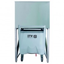 Bac de stockage fixe, avec chariot, 252 kg de stockage