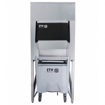 Bac de stockage fixe, avec chariot, 412 kg de stockage