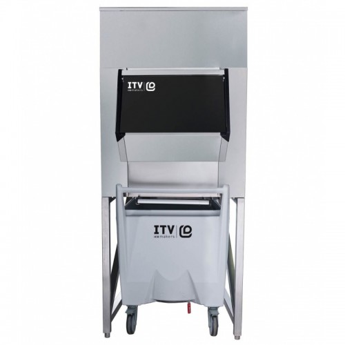 Bac de stockage fixe, avec chariot, 412 kg de stockage Bac de stockage fixe, avec chariot, 412 kg de stockage