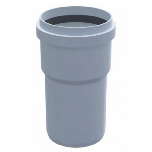 Raccord de liaison à joint EPDM pour manchon de sortie (en PVC à coller) D1:75 mm - D2:75 mm