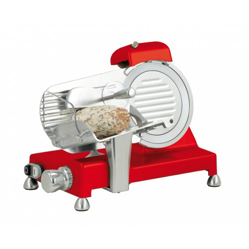 Trancheuse à jambon en aluminium anodisé rouge Ø 195 mm 150 W Trancheuse à jambon en aluminium anodisé rouge Ø 195 mm 150 W
