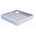 Grille classe M125,1,6 Kg, pour caniveau Modul 20, cadre 200 x 200 mm