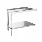Table d’entrée ou de sortie pour lave-vaisselle hauteur 824-884 mm