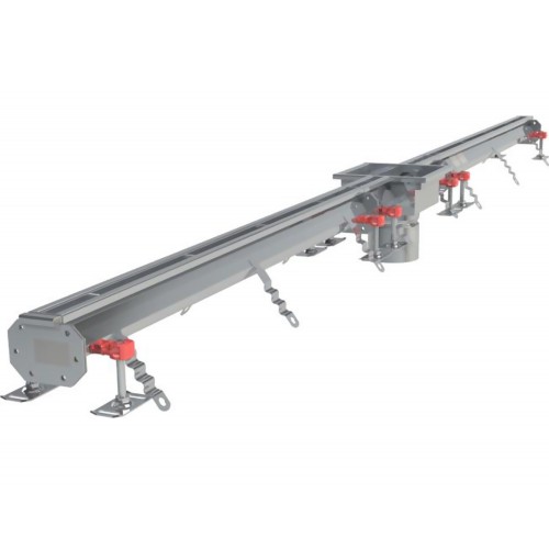 Caniveau Modul 20 sortie verticale centrée DN110 avec boitier siphon 200 x 200 mm Longueur 2500 mm Caniveau Modul 20 sortie verticale centrée DN110 avec boitier siphon 200 x 200 mm Longueur 2500 mm