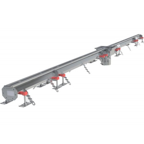 Caniveau Modul 20 sortie verticale centrée DN110 avec boitier siphon 200 x 200 mm Longueur 3500 mm Caniveau Modul 20 sortie verticale centrée DN110 avec boitier siphon 200 x 200 mm Longueur 3500 mm