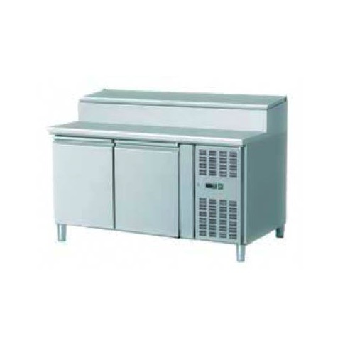 Saladette réfrigérée, -2 + 8 °C, GN 1/4 x 7, 290 W, 2 portes Saladette réfrigérée, -2 + 8 °C, GN 1/4 x 7, 290 W, 2 portes