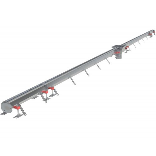 Caniveau Modul 20 sortie verticale centrée DN110 avec boitier siphon 200 x 200 mm Longueur 5500 mm Caniveau Modul 20 sortie verticale centrée DN110 avec boitier siphon 200 x 200 mm Longueur 5500 mm