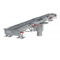 Kit caniveau Modul 200, sortie verticale centrée, sans grille, avec boitier siphon, L 2000 mm