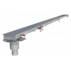 Caniveau Modul 200 sortie verticale en bout boitier 157/DN110 Longueur 1500 mm