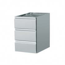 Tiroir 3 niveaux, L 400 x P 660 x H 555 mm, pour tables