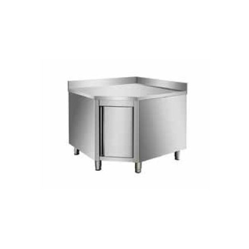 Placard adossée, en inox, L 1000 x P 1000 x H 950 mm, Placard adossée, en inox, L 1000 x P 1000 x H 950 mm,