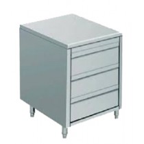 Placard inox, L 500 x H 850 mm