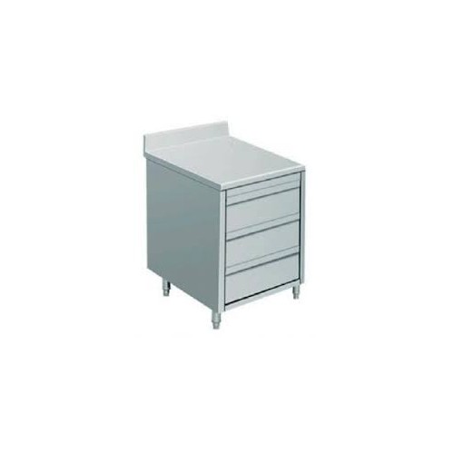 Placard adossée, en inox, L 500 x H 950 mm Placard adossée, en inox, L 500 x H 950 mm