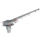 Caniveau Modul 20 sortie verticale en bout 157/DN110 avec boitier siphon 250 x 250 mm Longueur 8000 mm
