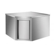 Placard mural inox, L 700 x P 700 x H 400 mm