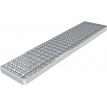 Grille classe L15, caillebotis anti-dérapante double crantage passivée Longueur  500 mm