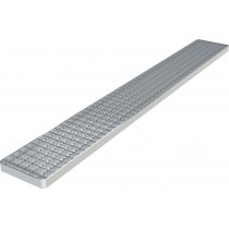 Grille classe L15, caillebotis anti-dérapante double crantée passivée, Longueur  1000 mm