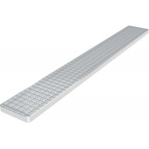 Grille classe L15 caillebotis anti dérapant double crantage electropolie Longueur  1000 mm