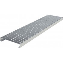 Grille classe A15 perforée passivée Longueur 500 mm