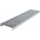 Grille classe A15 perforée passivée Longueur 500 mm