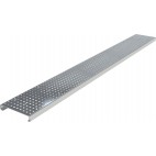 Grille classe A15, perforée passivée, Longueur 1000 mm