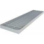 Grille classe R50, caillebotis a barreaux, anti-dérapante, Longueur 500 mm