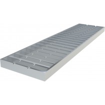 Grille classe R50 caillebotis a barreaux anti dérapant passivée Longueur 500 mm