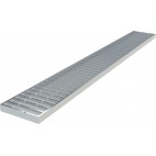 Grille classe R50, caillebotis a barreaux, anti-dérapante, Longueur 1000 mm