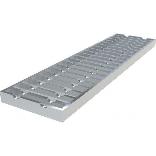 Grille classe C250 caillebotis a barreaux anti dérapant passivée Longueur 500 mm Grille classe C250 caillebotis a barreaux anti dérapant passivée Longueur 500 mm