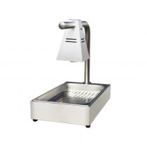 Pont chauffant, 60 °C, acier inoxydable, GN 1/2, 1 lampe, 0.275 kW