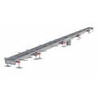 Caniveau Modul 125 sortie verticale centrée DN110 Longueur 1000 mm