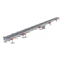 Caniveau Modul 125 sortie verticale centrée DN110 Longueur 1500 mm