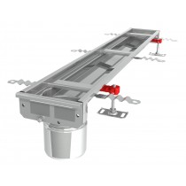Caniveau Modul 125 sortie verticale en bout DN110 Longueur 1000 mm