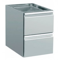 Tiroir (2), L 660 x P 400 x H 555 mm, pour tables